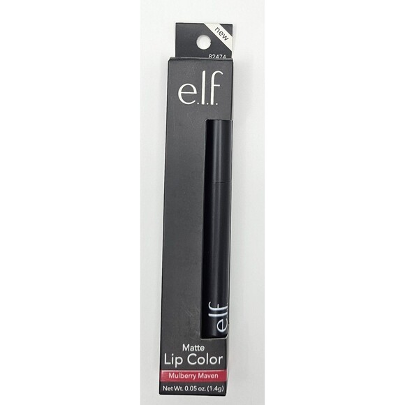 ELF Matte Lip Color 82474 Mulberry Maven Matte NIB 0.05oz Sharpener Included - Picture 1 of 2